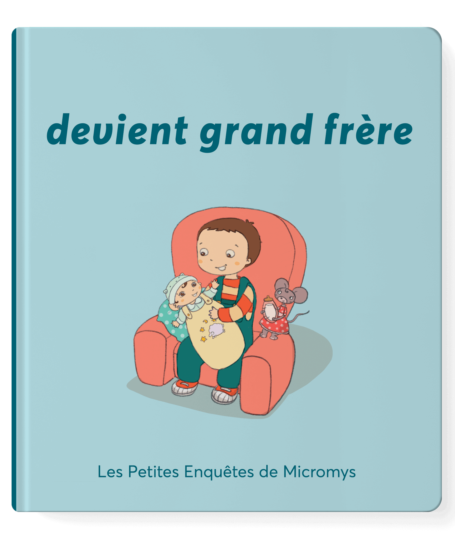 Livre personnalisé Grand Frère, Bébé Enfant - LesEnfantsRoy