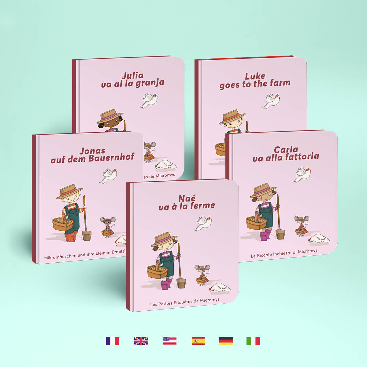 Livre personnalisé La Campagne, Bébé Enfant - LesEnfantsRoy